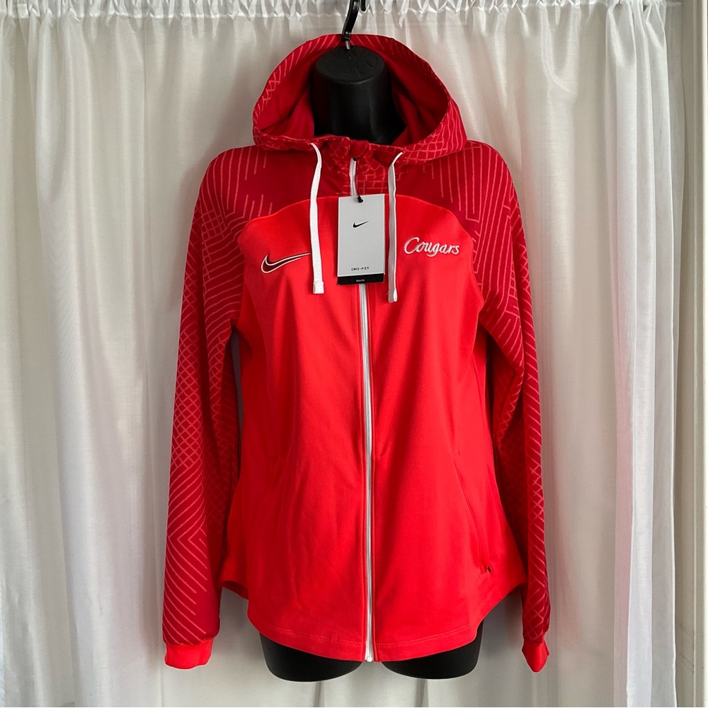 New NIKE Jacket Sm Orange Football Soccer Hoodie